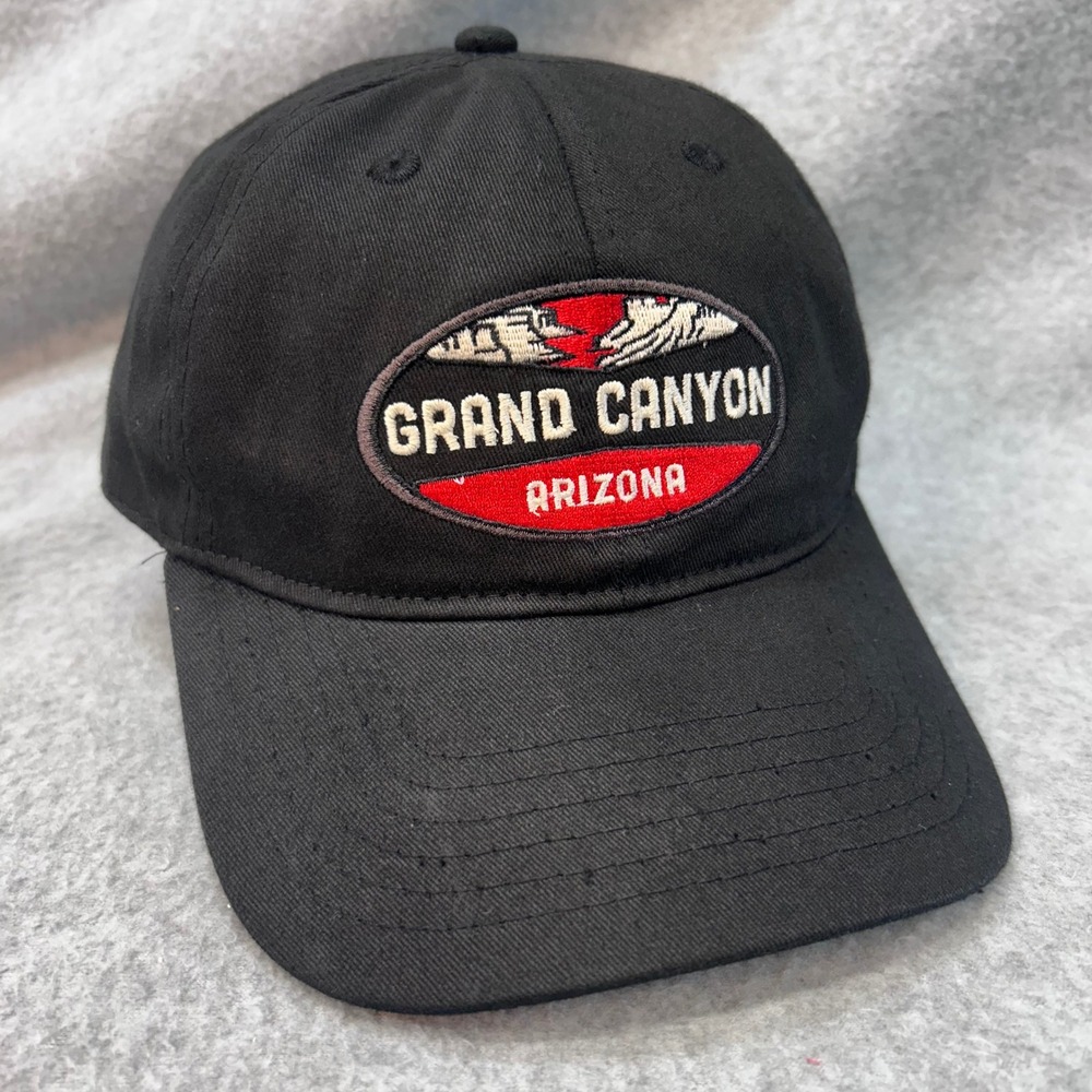 Grand Canyon Arizona Unisex Black Ouray Baseball Hat Adjustable OSFM